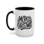 Christmas Mug - Merry Christmas Black Text Mistletoe