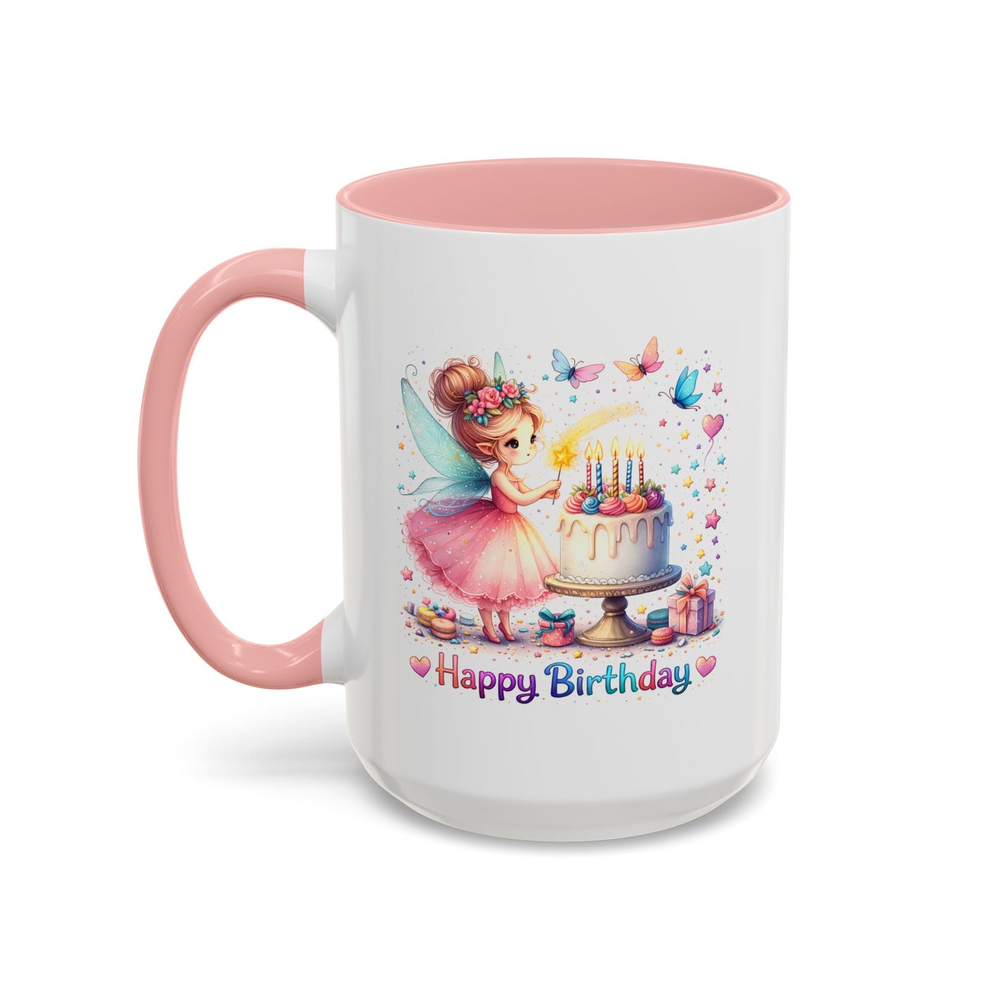 Birthday Mug - Fairy Butterflies