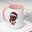 Christmas Mug - Merry Christmas Red Text Superhero