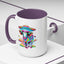 Alien Mug - Multicoloured Cow