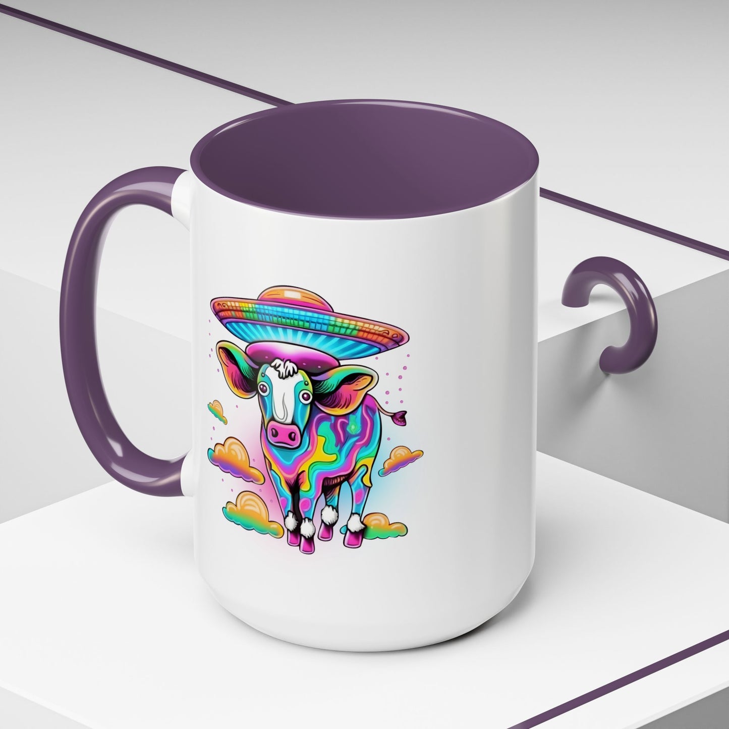 Alien Mug - Multicoloured Cow