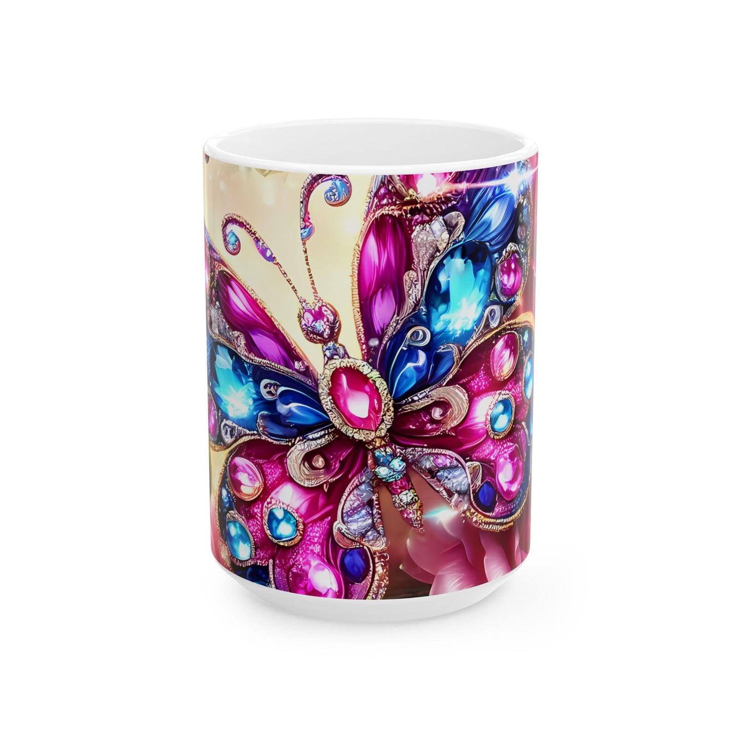 Artistic Mug - Diamond Butterfly