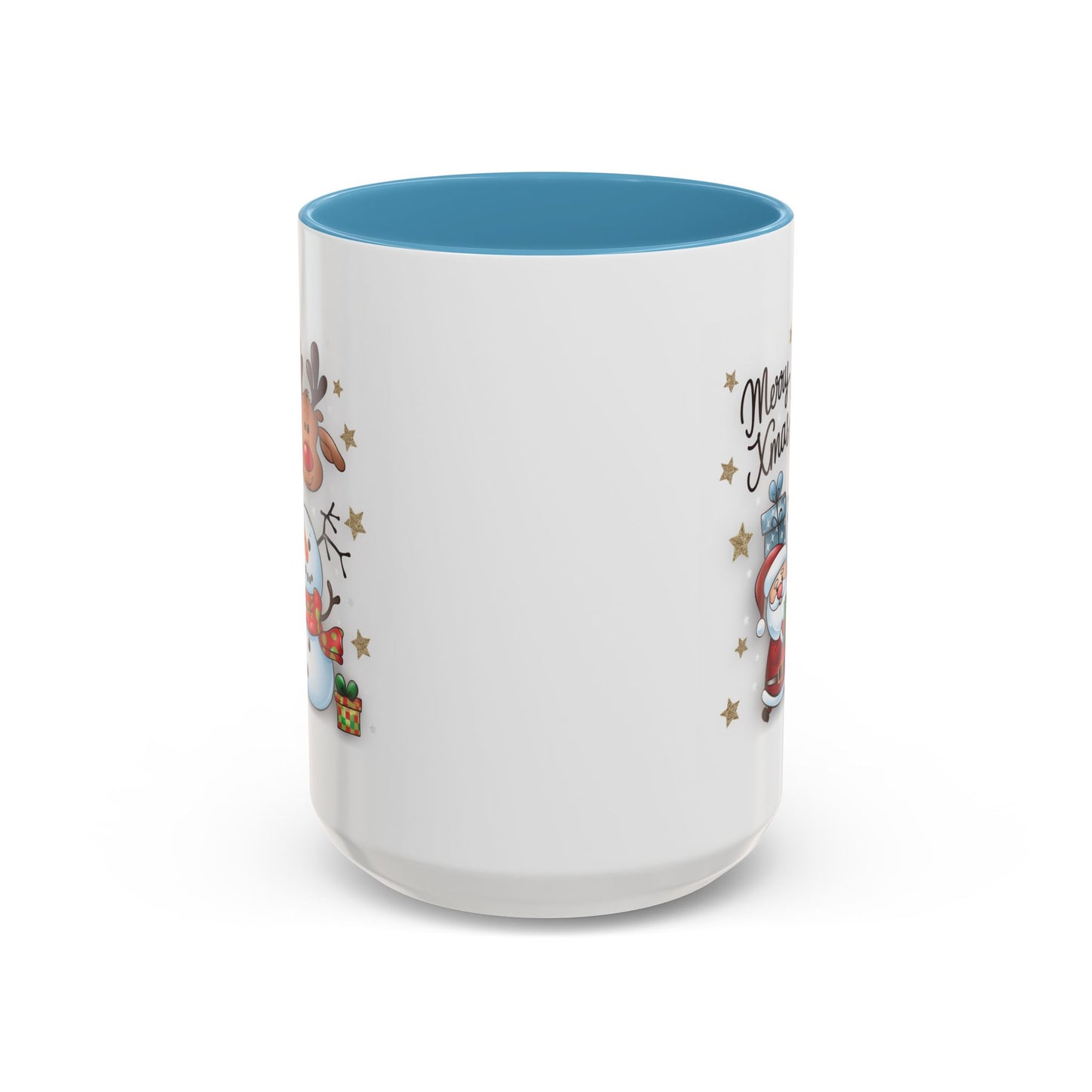 Christmas Mug - Merry Xmas Santa Snowman Reindeer