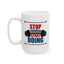 Motivation Mug - Stop Thinking Start Doing Workout