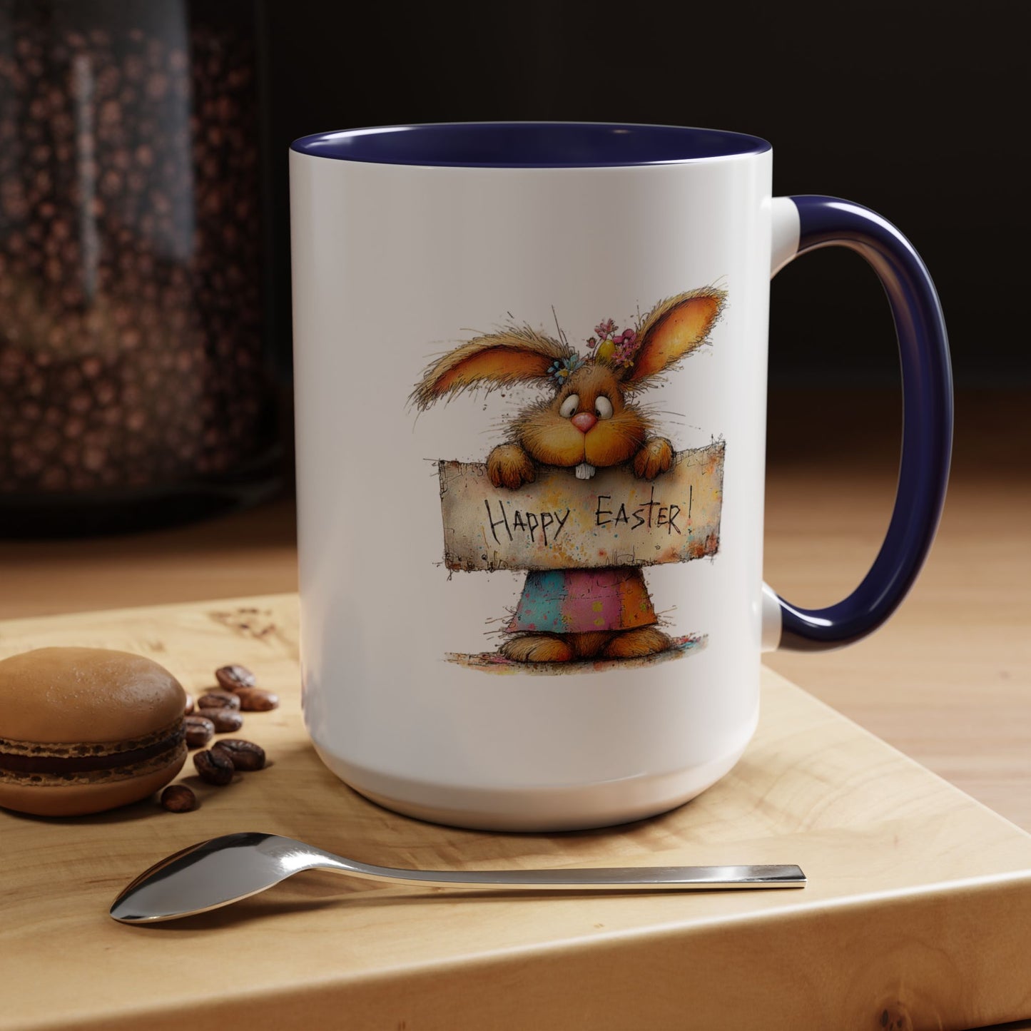 Easter Mug - Happy Easter Bunny Sign
