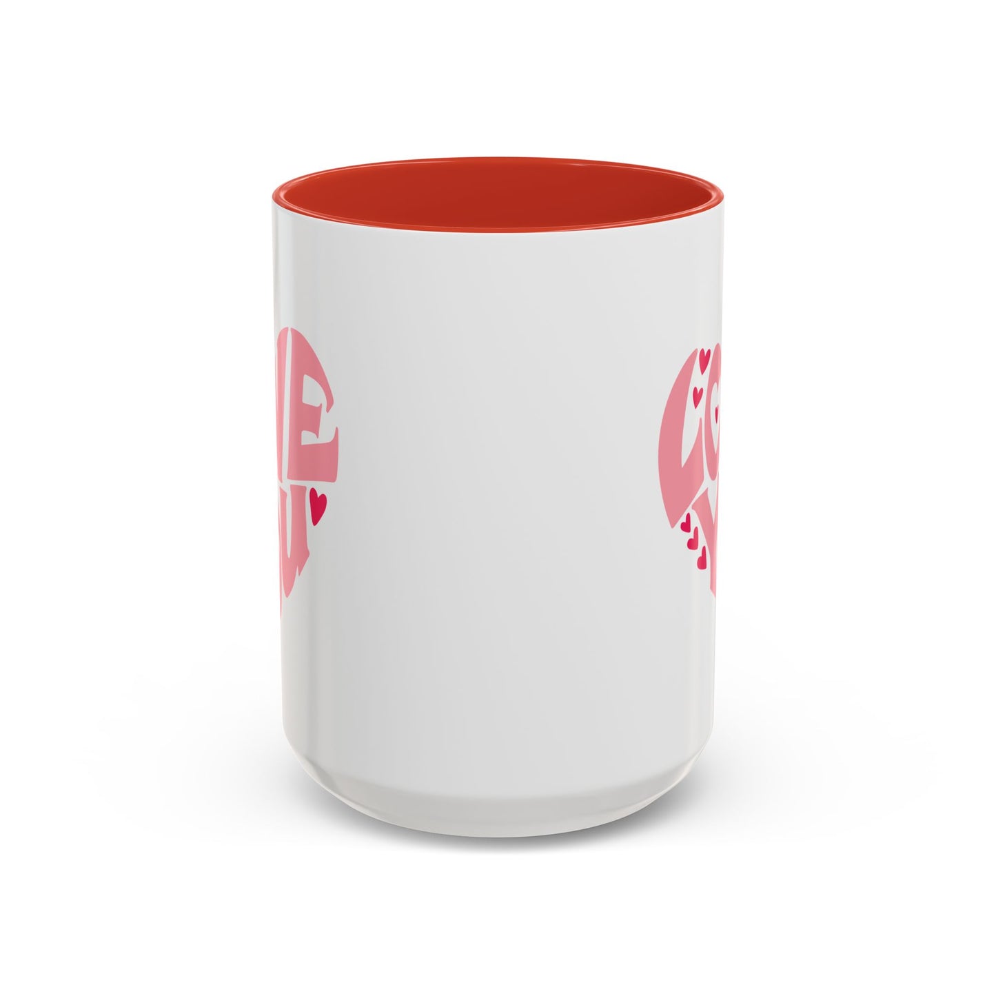 Valentine's Day Mug - Love You Heart Lettering