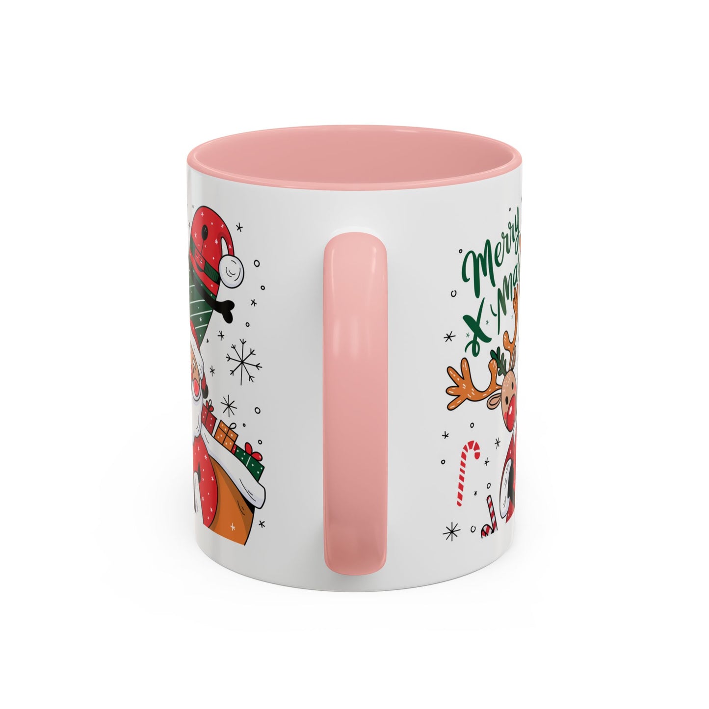 Christmas Mug - Merry Xmas Santa Reindeer