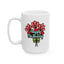 Birthday Mug - Flower Bouquet Hearts