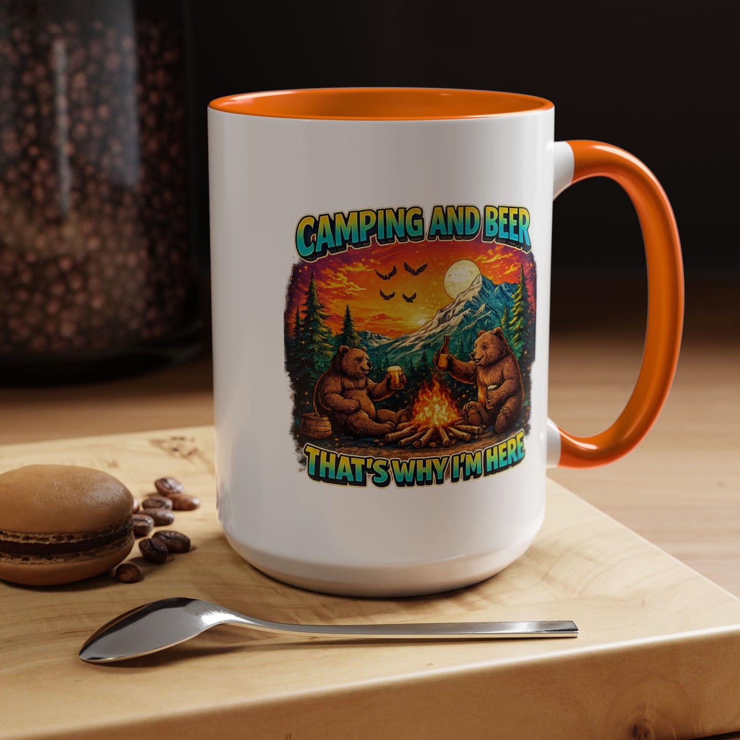 Humor Mug - Camping and Beer