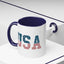 4th of July Mug - USA American Flag