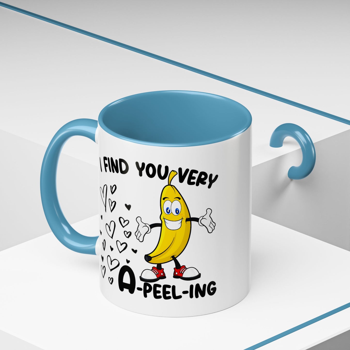 Adult Mug - I Find You Very A-Peel-Ing