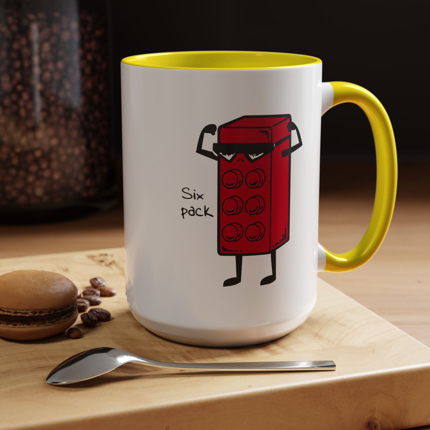 Humor Mug - Six Pack Lego Block