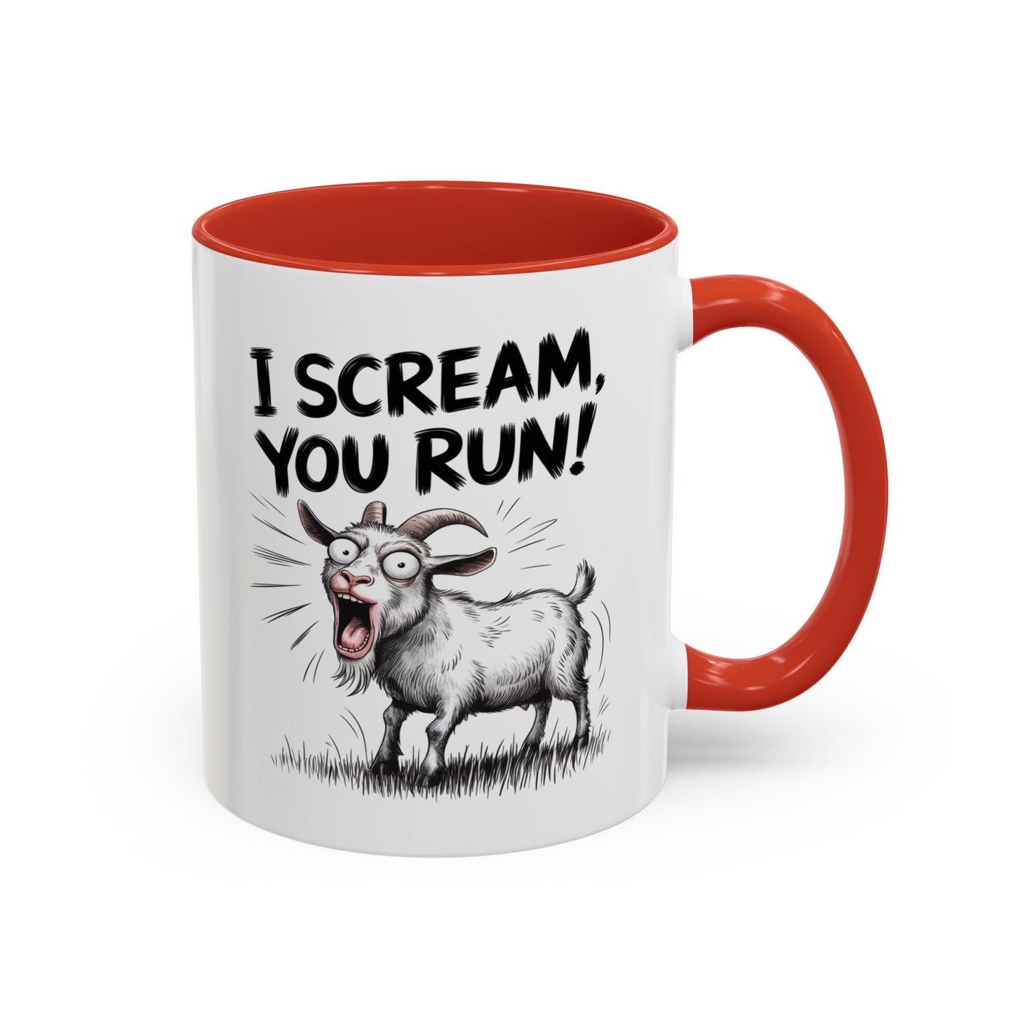 Humor Mug - I Scream, You Run