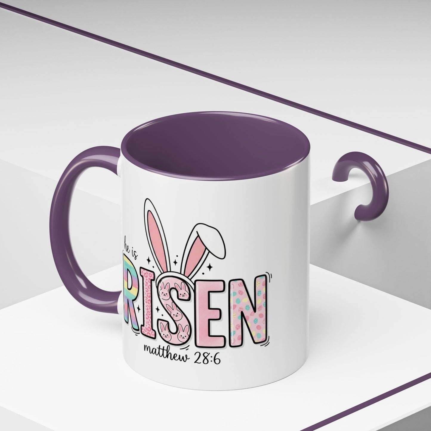 Easter Mug - He Is Risen Bunny