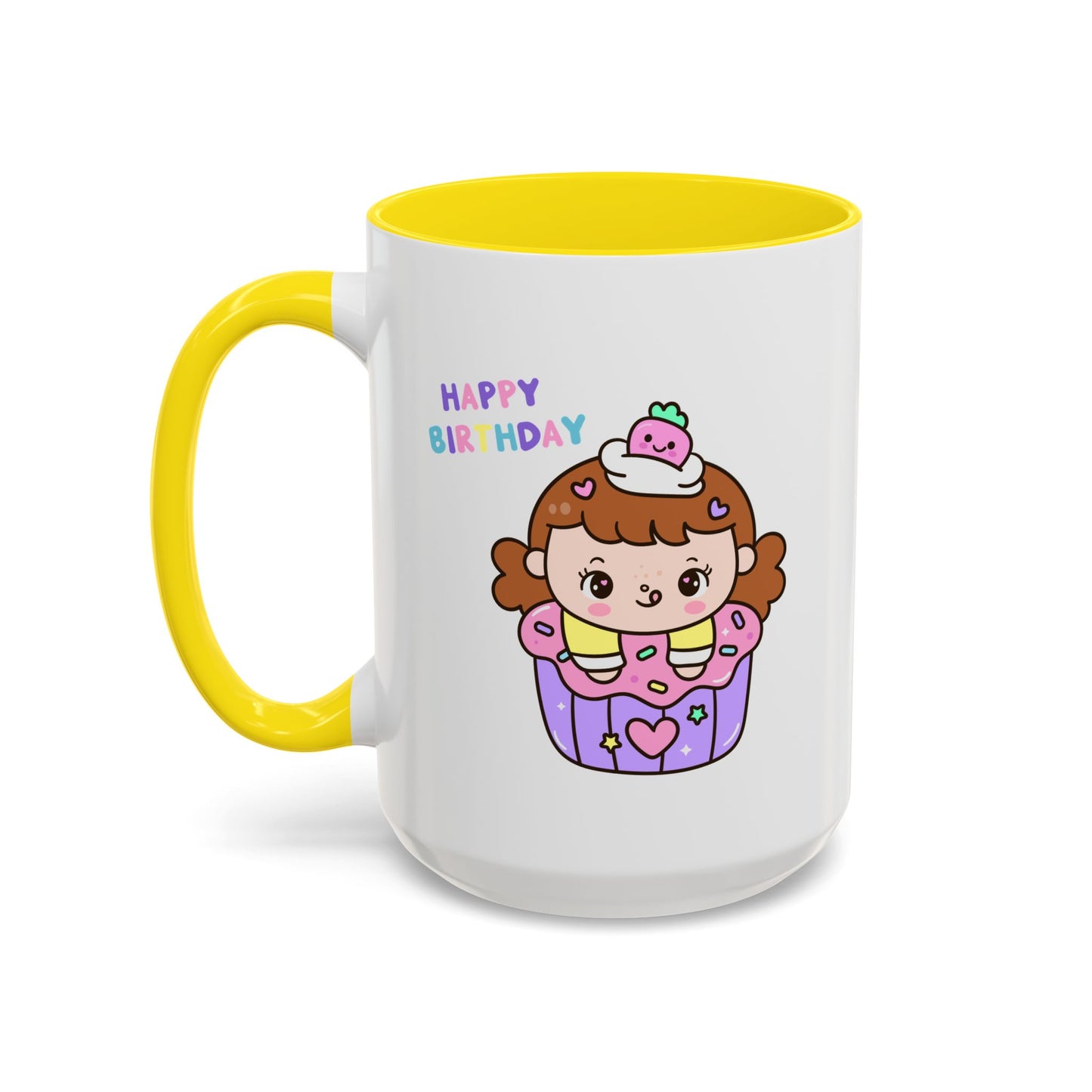 Birthday Mug - Cute Girl Cupcake