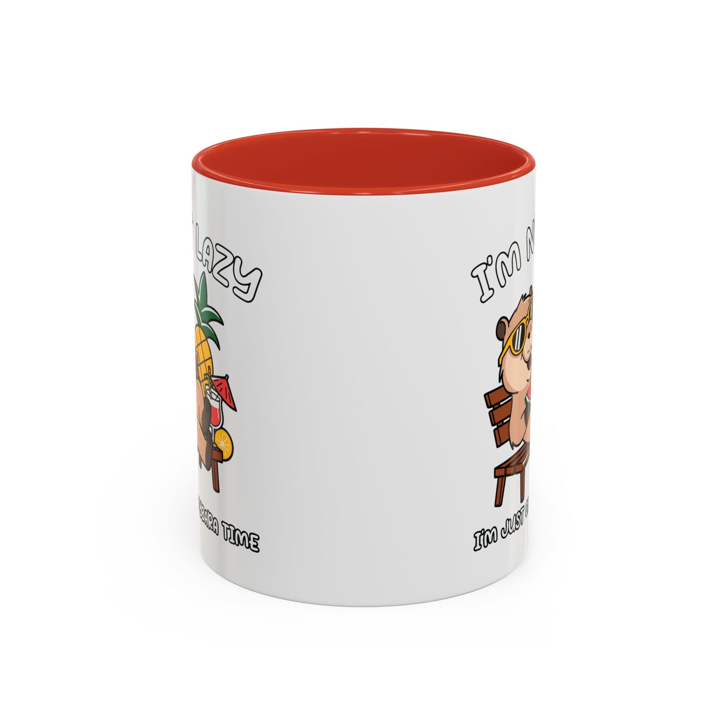 Humor Mug - I'm Not Lazy Capybara