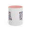 4th of July Mug - USA EST 1776 Floral