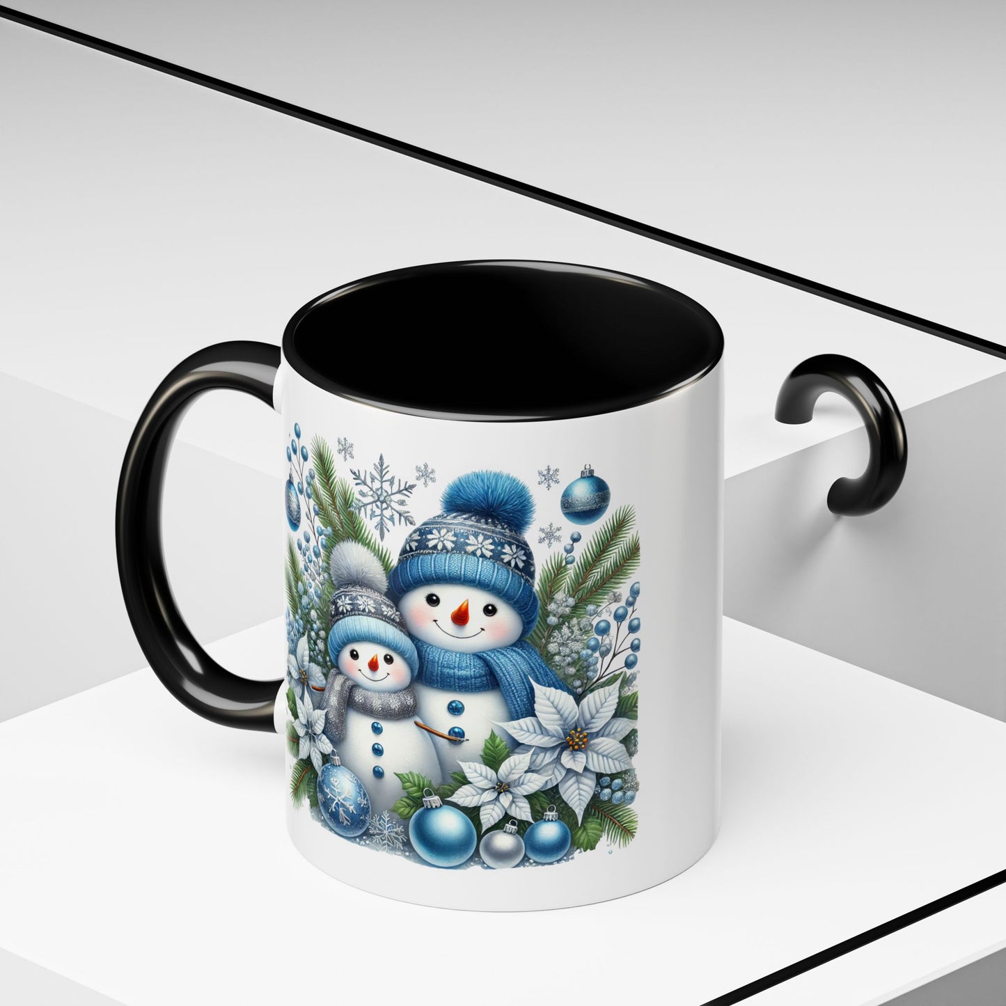 Christmas Mug - Blue Snowman Child
