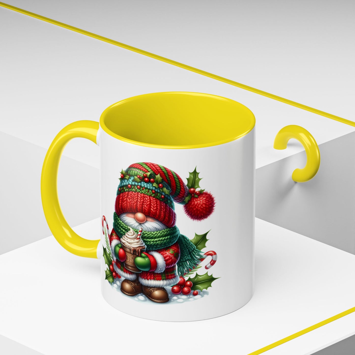 Christmas Mug - Gnome and Hot Chocolate