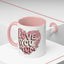 Mother's Day Mug - Love You Mom Retro Heart