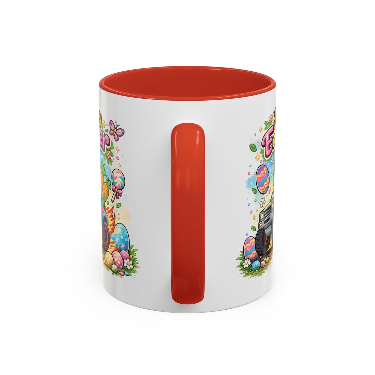 Easter Mug - Dinosaur Monster Truck