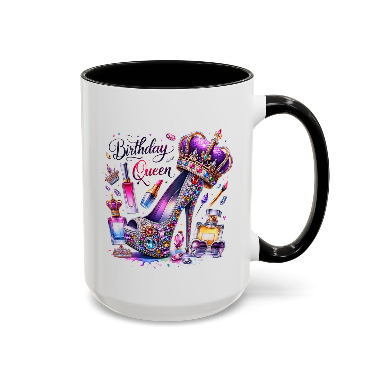 Birthday Mug - Birthday Queen Glitter