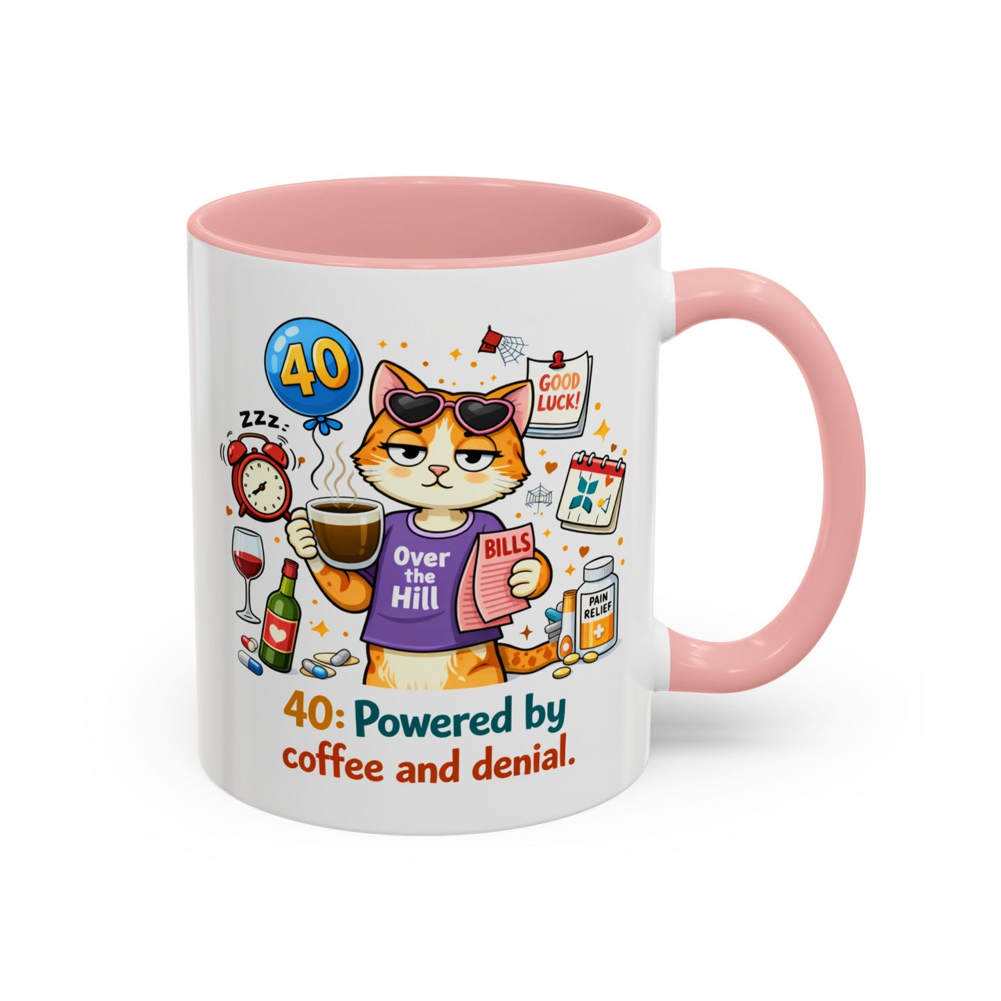 Birthday Mug - 40 Powered By