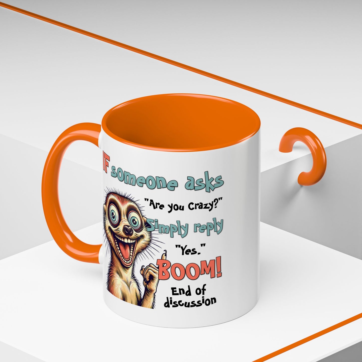 Humor Mug - If Someone Asks Are You Crazy