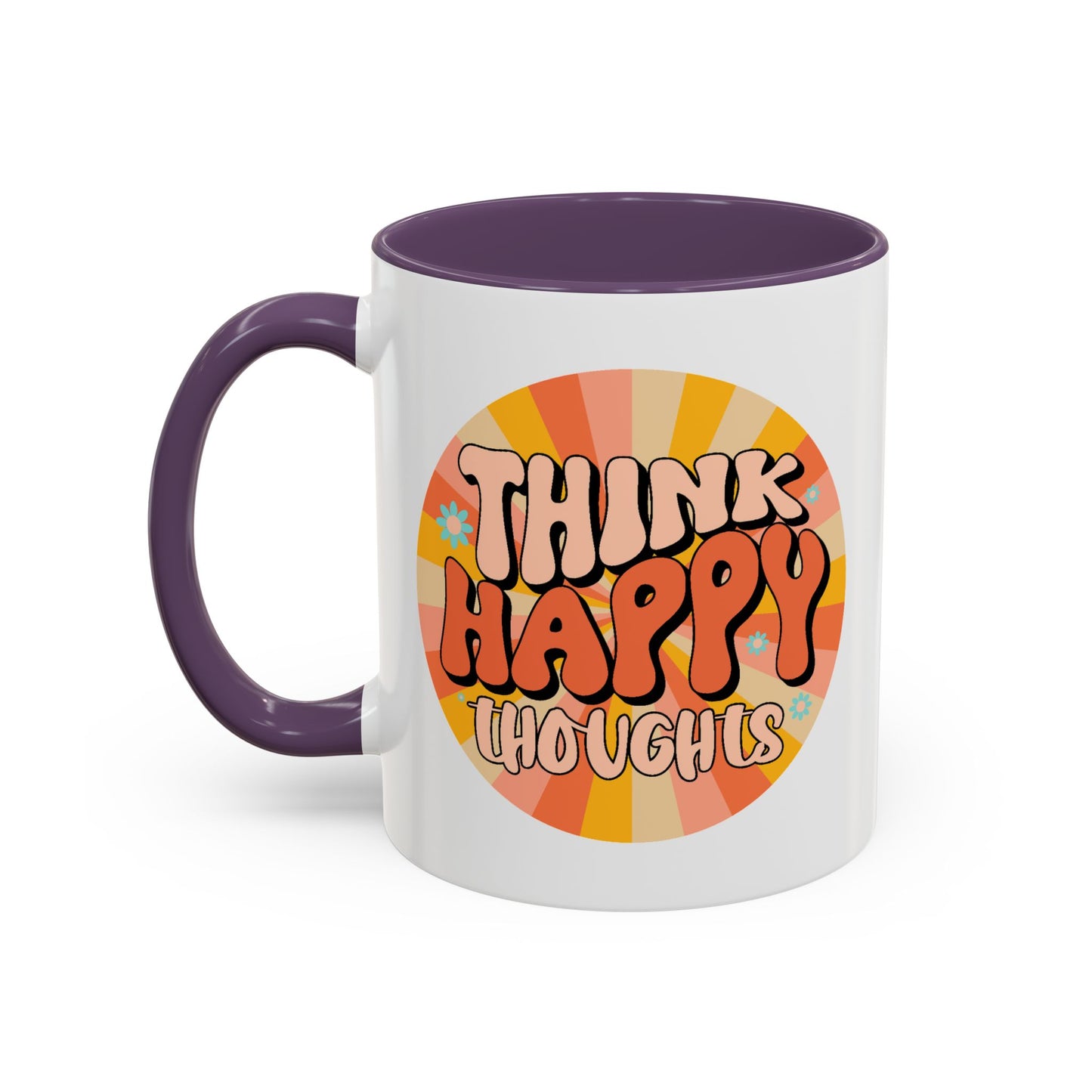 Wellness Mug - Think Happy Thoughts Hippie