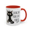 Humor Mug - Living That Nine Lives