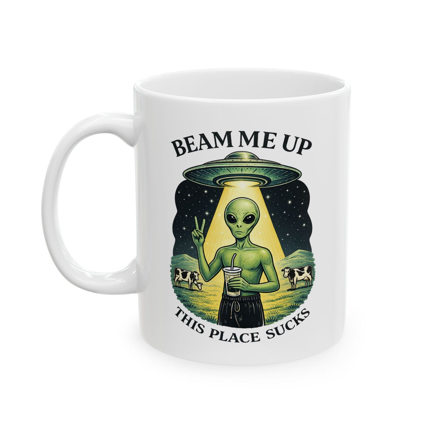 Alien Mug - Beam Me Up