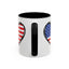 4th of July Mug - USA Flag Heart