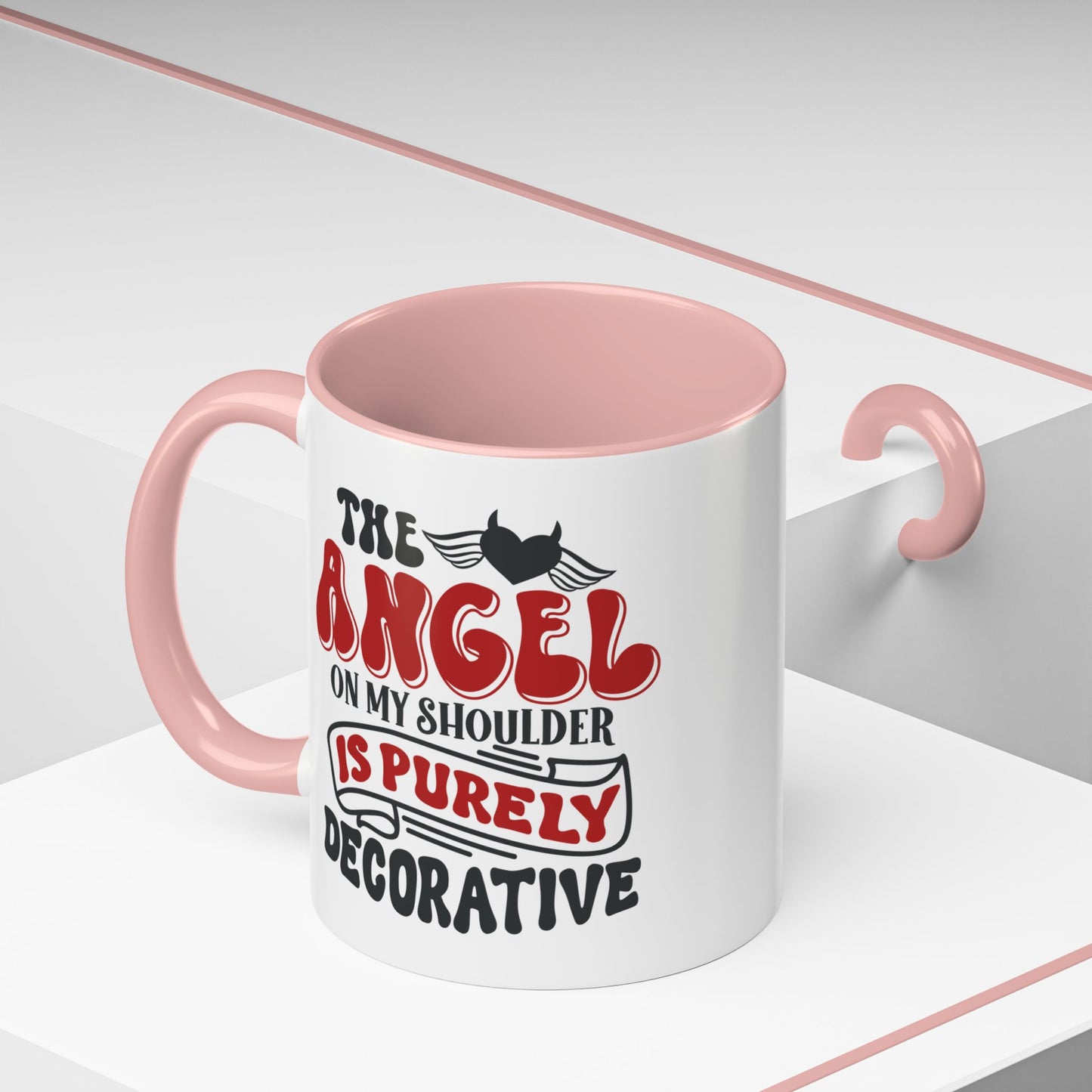 Humor Mug - The Angel on my Shoulder
