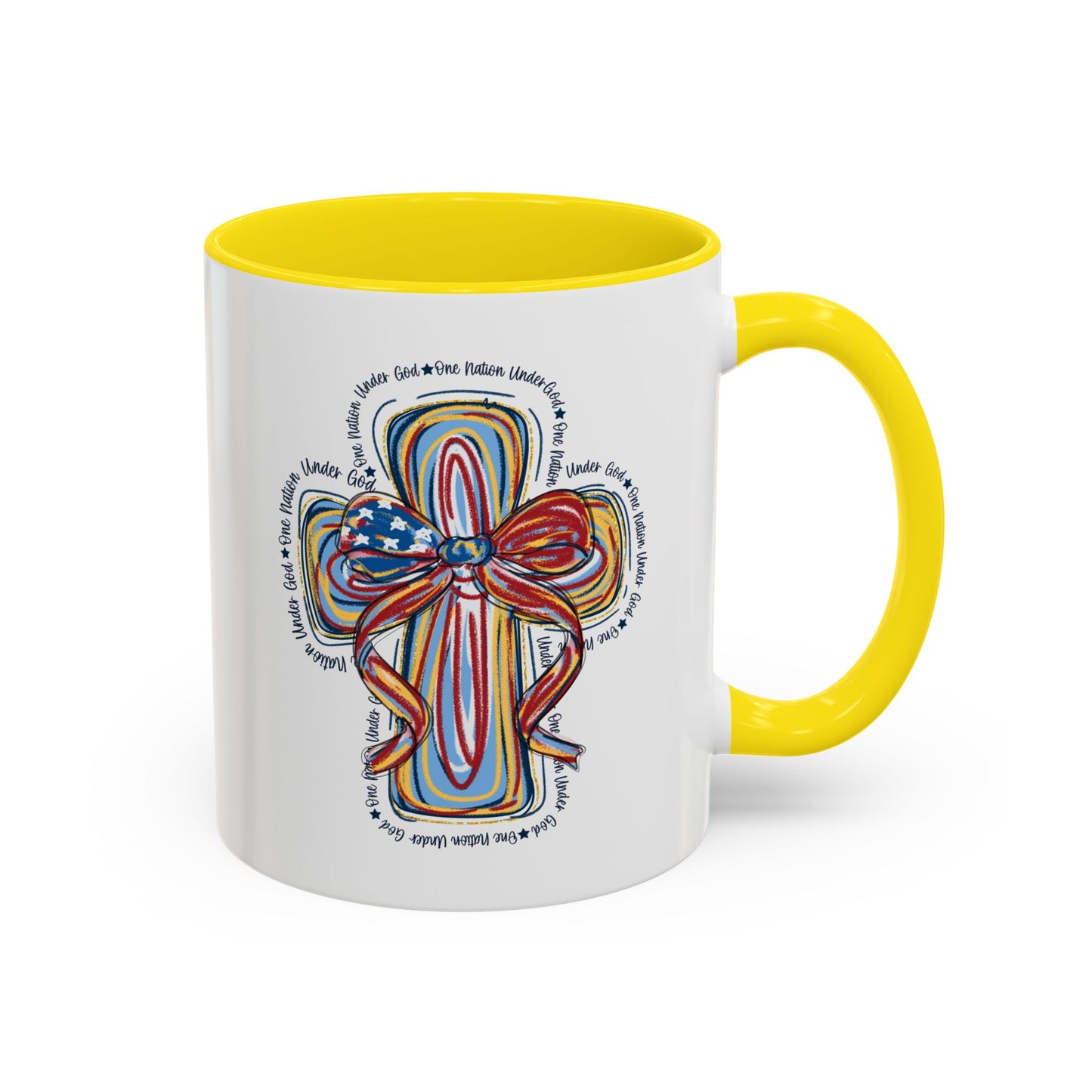 4th of July Mug - Christian Cross Bow