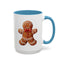 Christmas Mug - Decorative Gingerbread Man