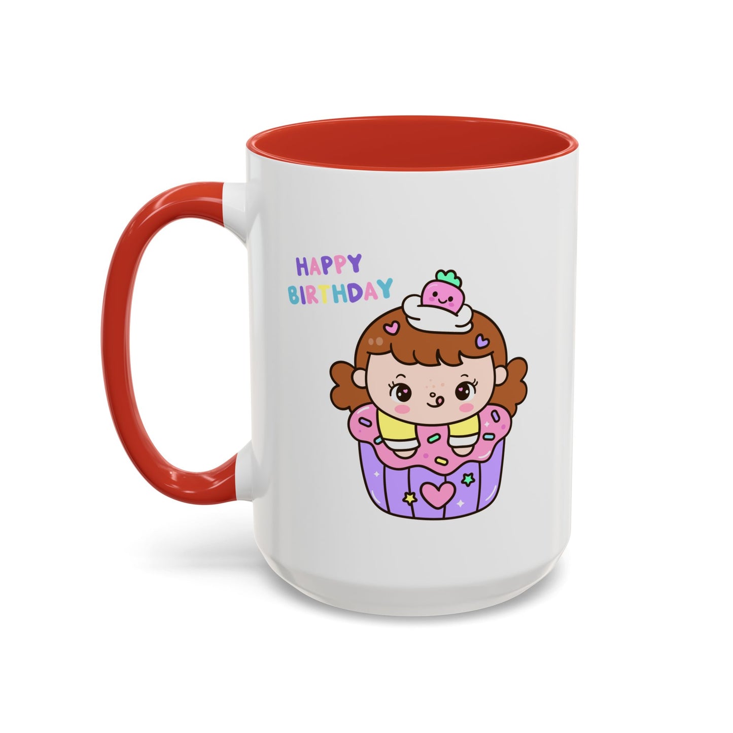Birthday Mug - Cute Girl Cupcake
