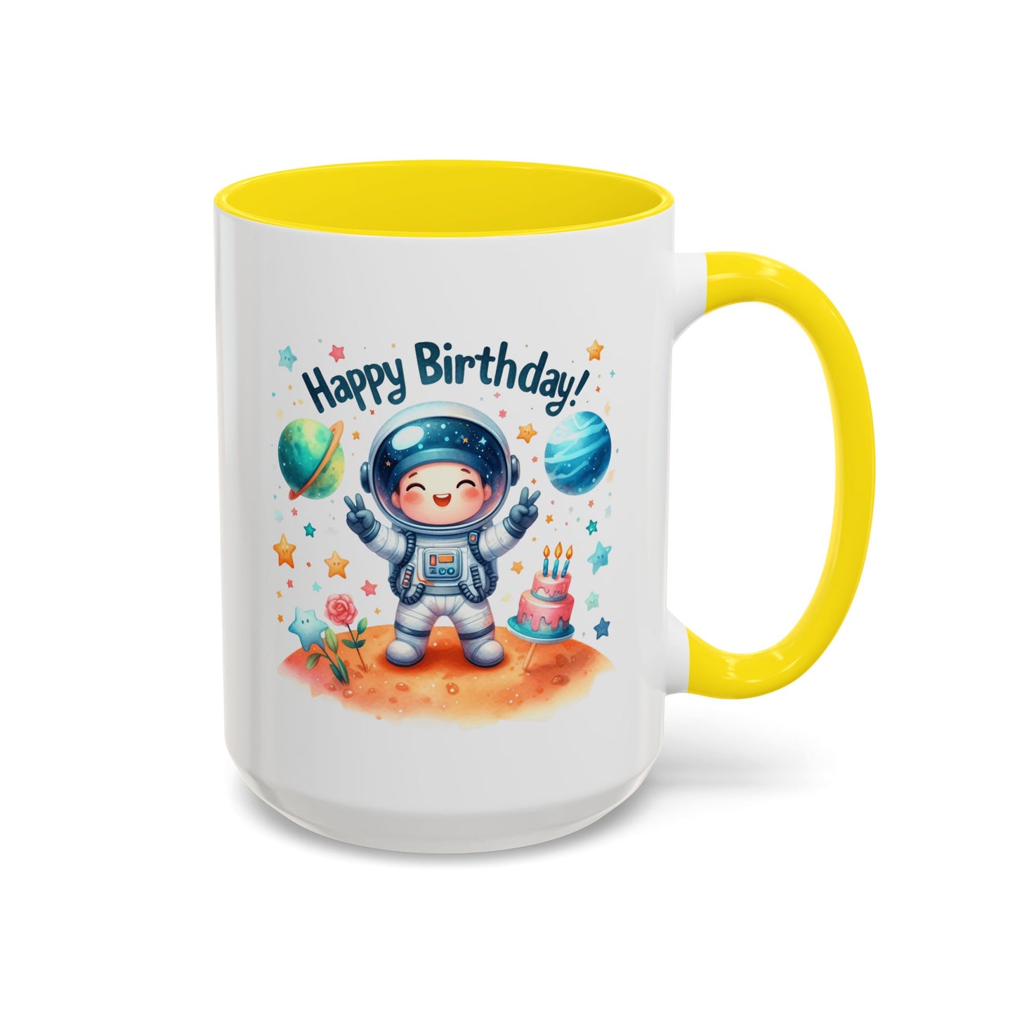 Birthday Mug - Happy Birthday Astronaut