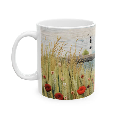 Artistic Mug - Felted Lighthouse 7
