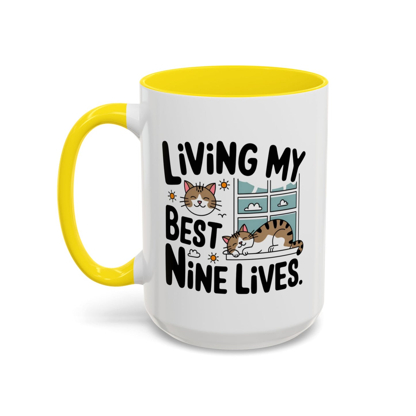 Animal Mug - Living My Best Nine Lives
