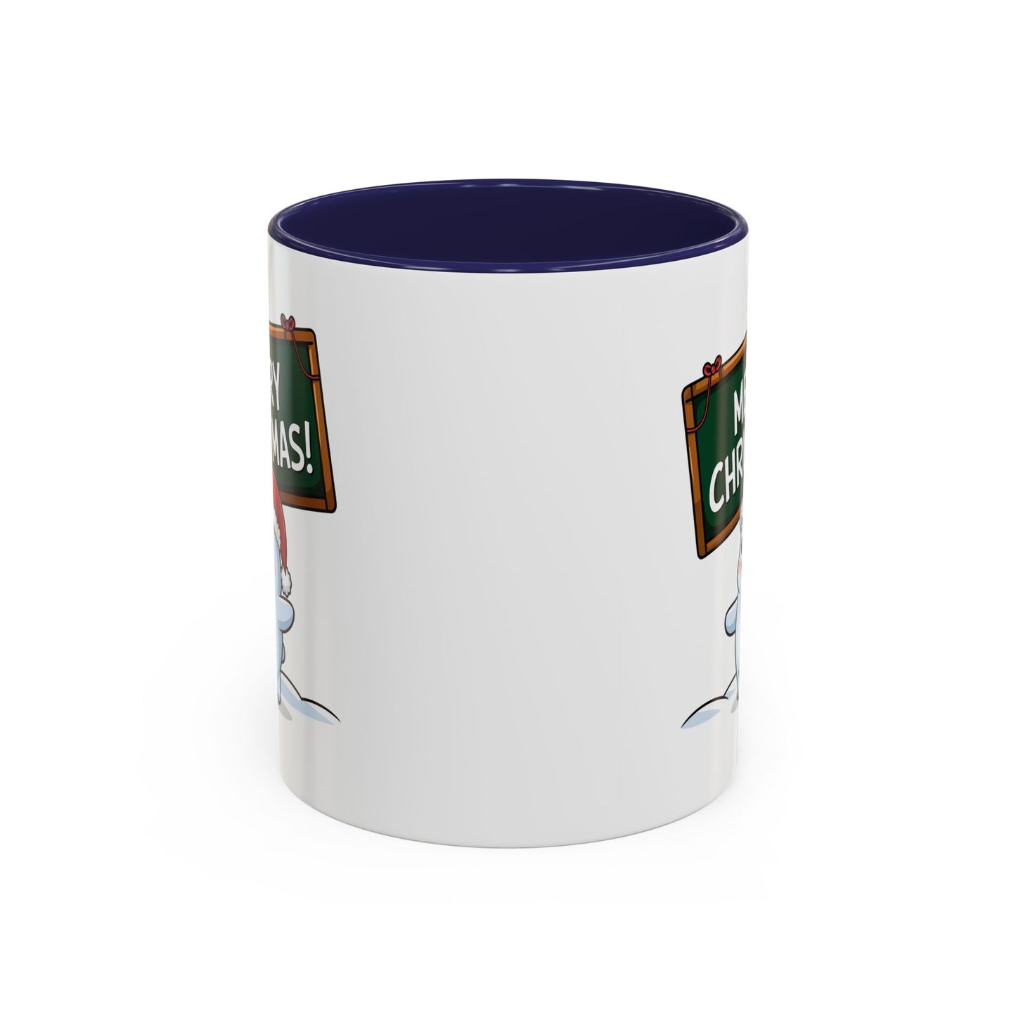 Christmas Mug - Merry Christmas White Text Seal Pup