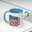 Religious Mug - One Nation Flag Cross