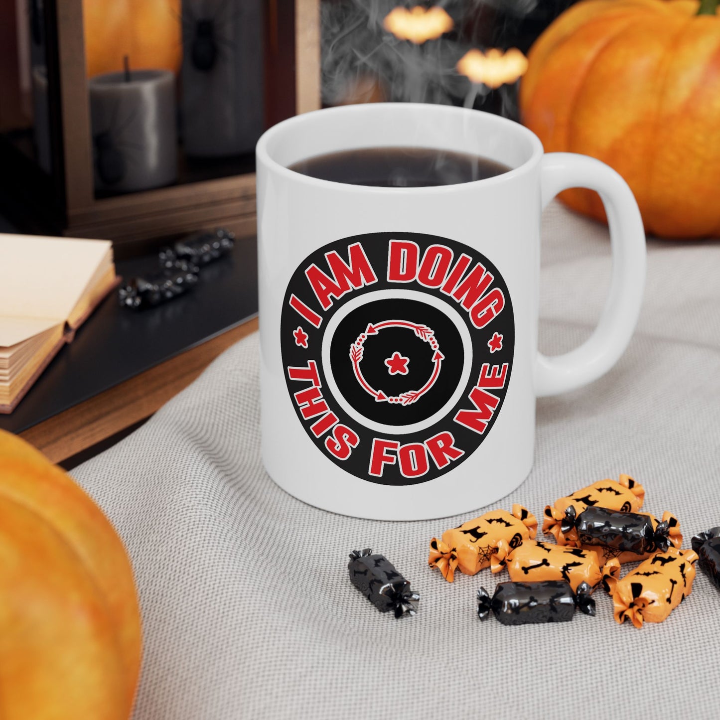 Motivation Mug - I Am Doing This For Me Badge