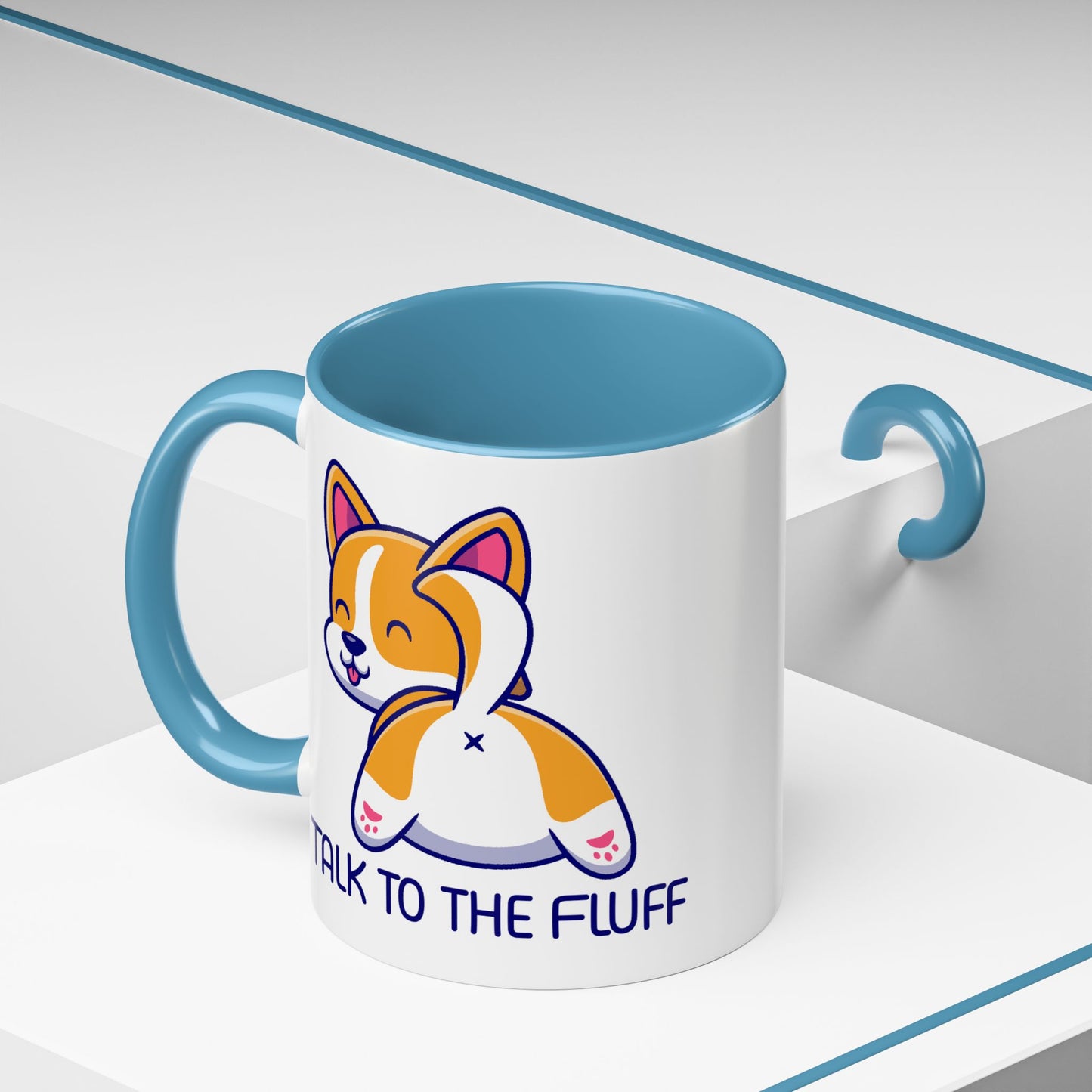 Humor Mug - Talk To The Fluff