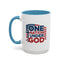 Religious Mug - One Nation Flag Cross