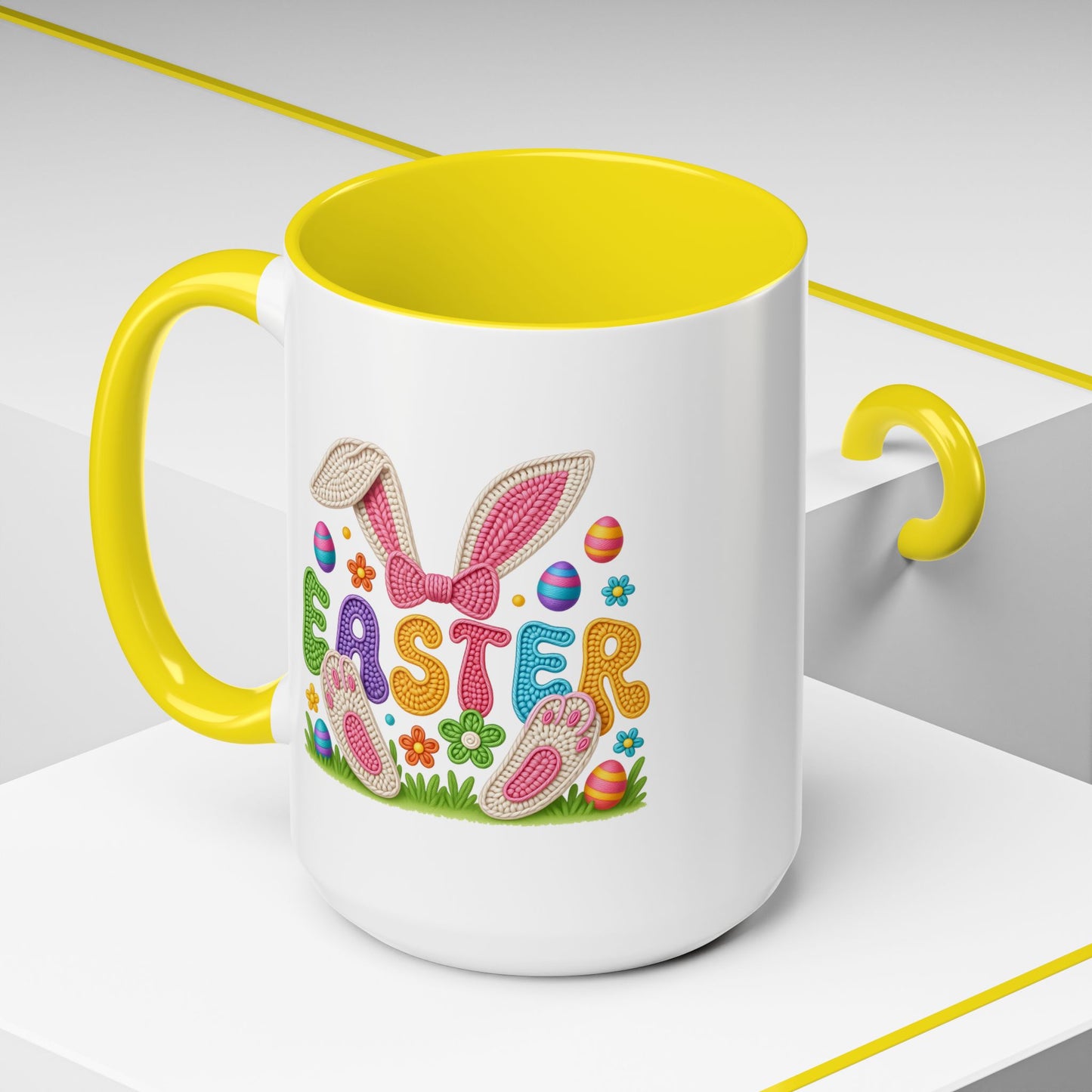 Easter Mug - Yarn Easter Bunny