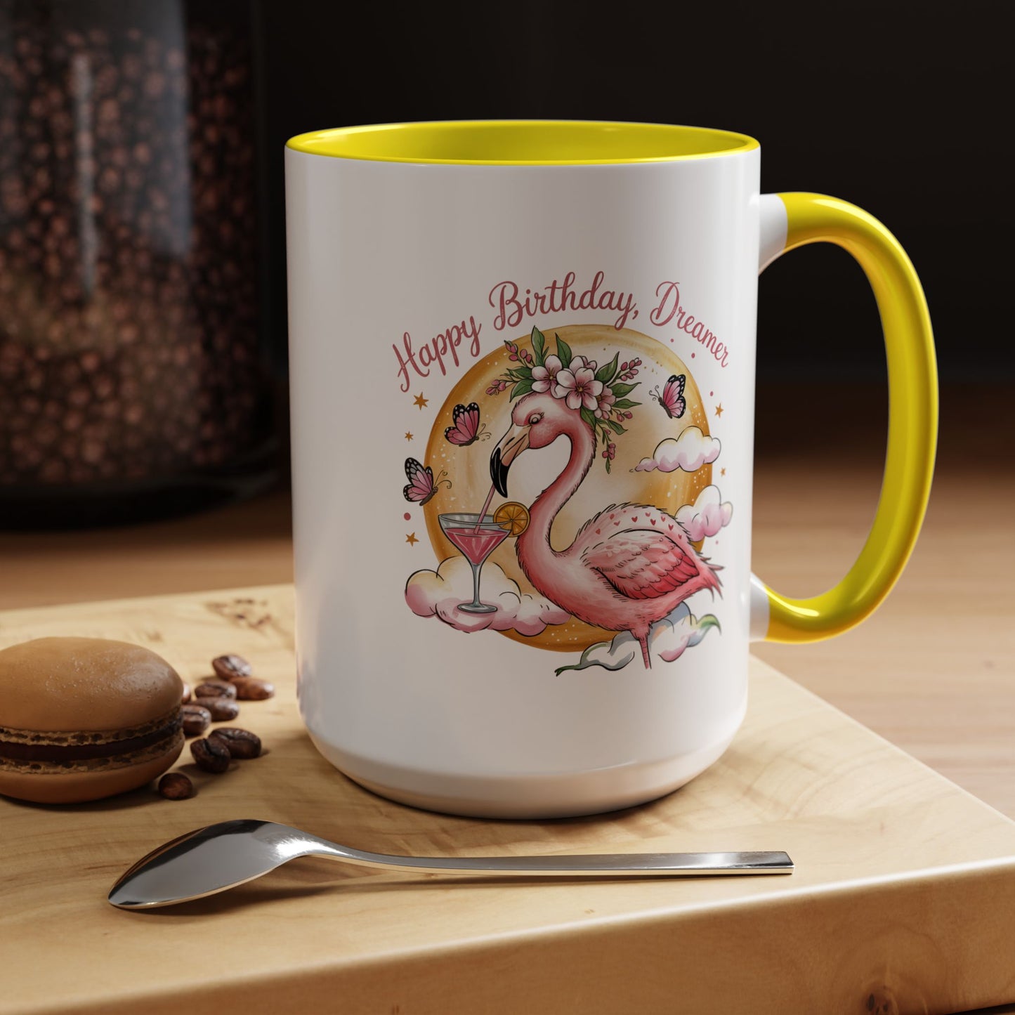 Birthday Mug - Pink Flamingo