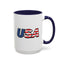4th of July Mug - USA Flag