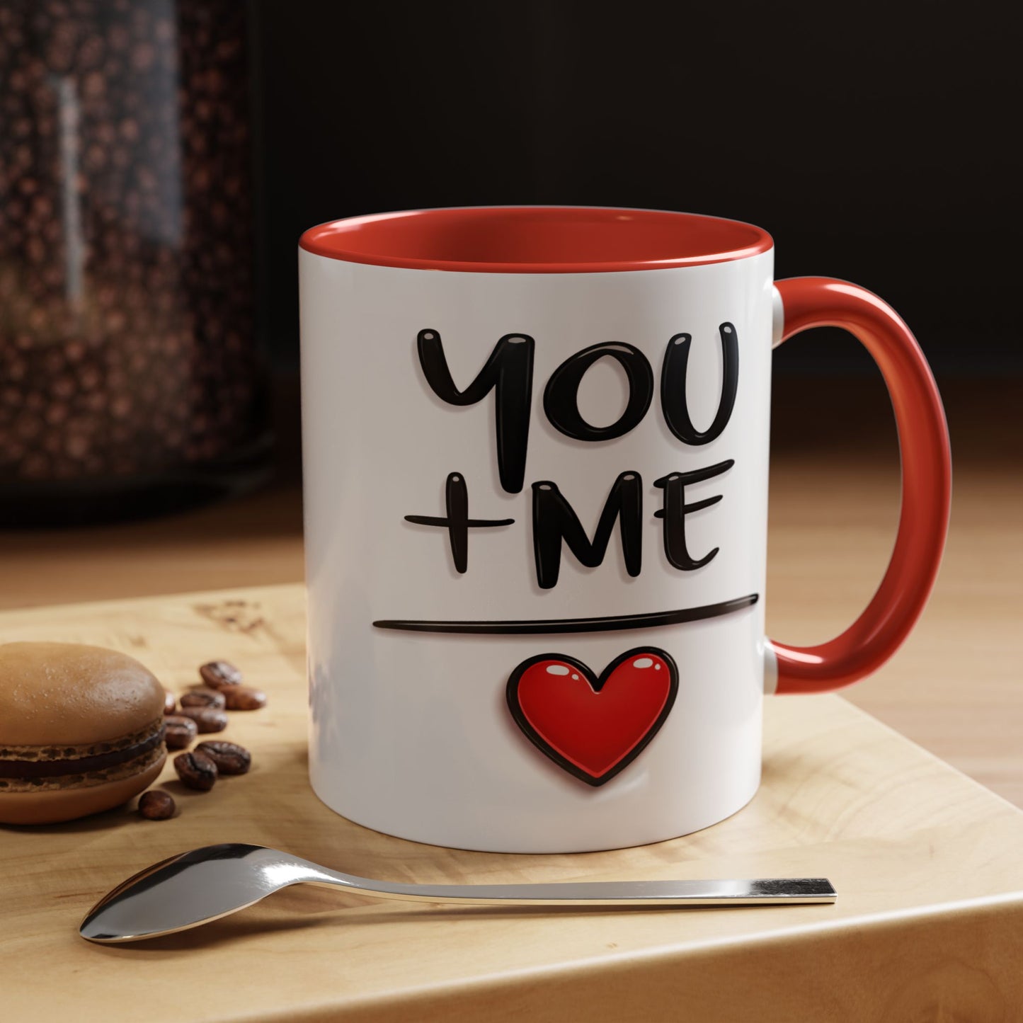Anniversary Mug - You and Me Red Heart