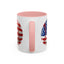 4th of July Mug - Baseball American Flag