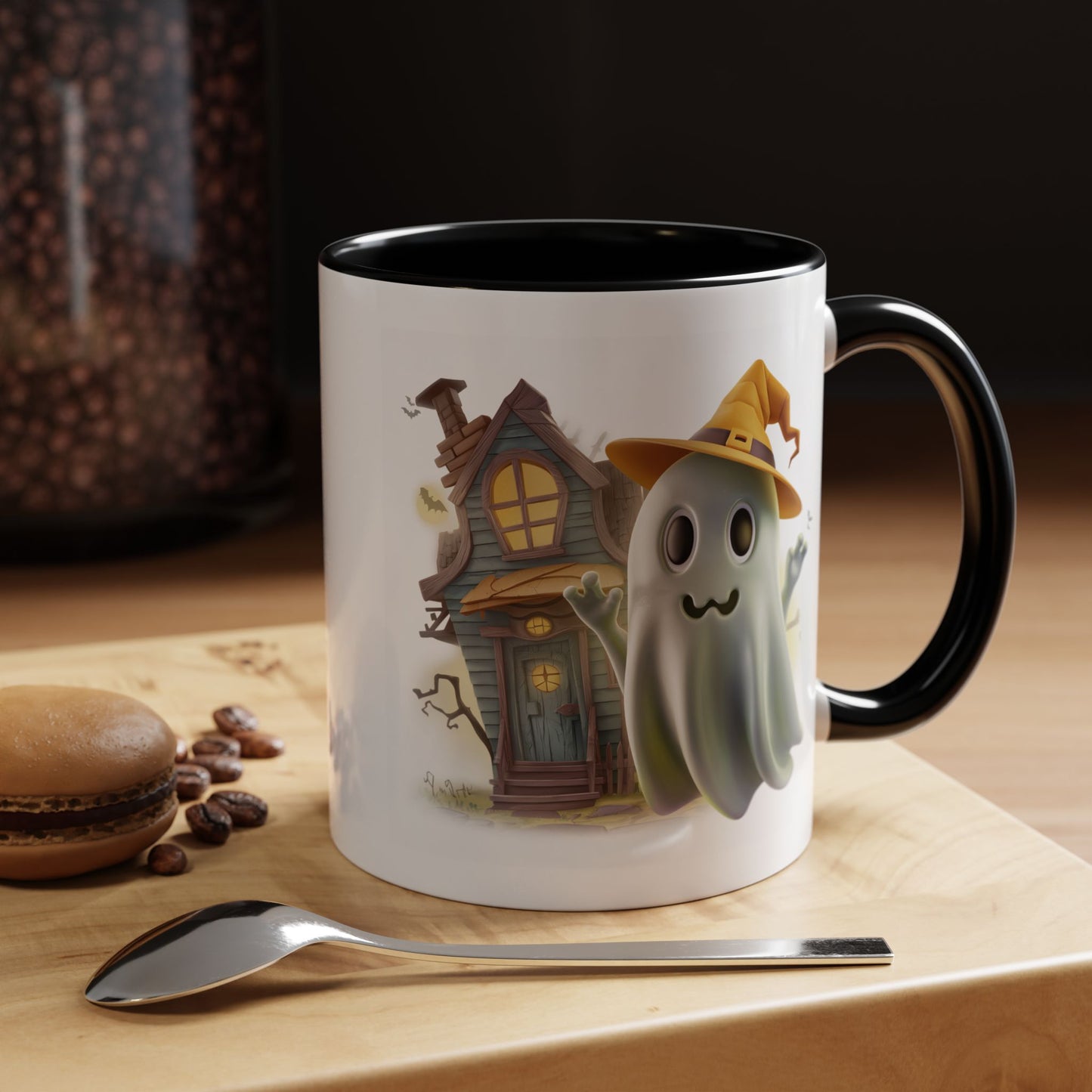 Halloween Mug - Spooky Ghost House